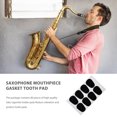 thumbnail image 4 of FESTFENDS 64Set Sax Mouthpiece Tooth Guard Black Rubber Reduce Vibration Beginners, 4 of 8