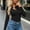 Black, variant on Womens Lightweight Stretch T Shirts Asymmetric Crossover Ring Long Sleeve Blouses Crew Neck Slim Fit Elegant Tops for Casual Dressy Nightout Daily, Black, XXL