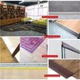 thumbnail image 4 of Tira de transición para piso, borde autoadhesivo para alfombras, tiras para umbrales de altura inferior a 3 mm, adhesivo flexible y resistente, fácil de instalar (longitud personalizada), 4 of 5