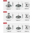 thumbnail image 2 of 10 Pares de Imanes para Cortinas con Pasadores Plata 25 mm Shaofei, 2 of 4
