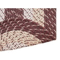 thumbnail image 2 of Better Trends 48" Octagonal Braided Rug 100% Polypropylene Durable and Stain Resistant Reversible Indoor Area Utility Rug, Country Stripe Collection - Brown Stripe, 2 of 3
