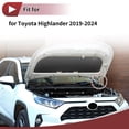 thumbnail image 2 of Unique Bargains Hood Hinge Set for Toyota Highlander 2019-2024 - Left Side Of The Hood Bonnet Bracket 534200E250 Durable Iron Hood Hinge 1 pcs, 2 of 7