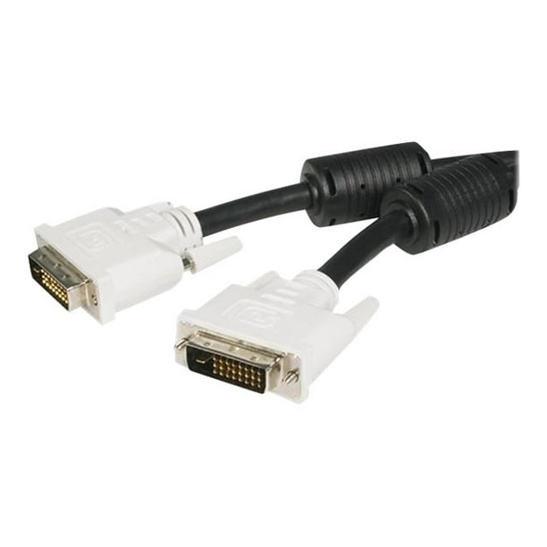StarTech.com DVI Câble à Double Liaison - 20 Pi - Mâle à Mâle - 2560x1600 - Câble DVI-D - Câble de Moniteur d'Ordinateur - Câble DVI - Câble Vidéo (DVIDDMM20) - Câble DVI - Double Liaison - DVI-D (M) à DVI-D (M) - 20 Pi - pour P/N: BNDDKTCHVPRS, CDP2DVIDP, Cpd