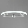 thumbnail image 2 of E23511-AL-ET2 Lighting-Nodes - 24W 1 LED CCT Select Ring Pendant-2.75 Inches Tall and 18 Inches Wide-Brushed Aluminum Finish, 2 of 5