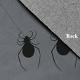 thumbnail image 3 of Simply Daisy Hanging Spiders Steel Gray Halloween Chenille Area Rug, 18" x 30", 3 of 5