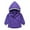 Purple, variant on TAIAOJING Toddler Kids Winter Jackets Boys Girls Winter Coat With Pocket Hooded Zipper Windproof Outwear Snowsuit 1-2 Years