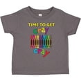 thumbnail image 3 of Inktastic Time to Get Cray Cray Crayons Humor Boys or Girls Toddler T-Shirt, 3 of 5