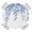 Blue, variant on Eucalyptus Leaves Round Tablecloth for 36-44 Inch Tables,Fitted Table Cover with Elastic Edge,Navy Blue Summer Botanical Weeping Waterproof Outdoor Table Cloth Protector for Patio Garden Dinner
