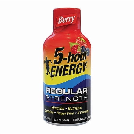 5-hour ENERGY® Shot, Regular Strength, Berry, 4 Count