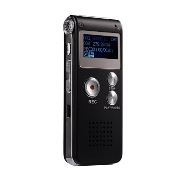 Crazyview Electronicstar Voice Activated 8GB Mini Portable Tape Dictaphone Voice Recorder