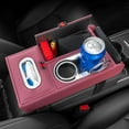 thumbnail image 3 of Organisateur de Console Centrale Boîte de Rangement avec Porte-Gobelet et Téléphone, 3 of 8
