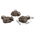 thumbnail image 3 of Wuztai Cute Dog Planter Feet, 3-Piece Resin Pot Stand for Flower Pots, Decorative Garden Holder, 3 of 6