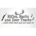 thumbnail image 2 of Innovative Stencils Rifles Racks and Deer Tracks Boys Hunting Wall Decal, 2 of 3