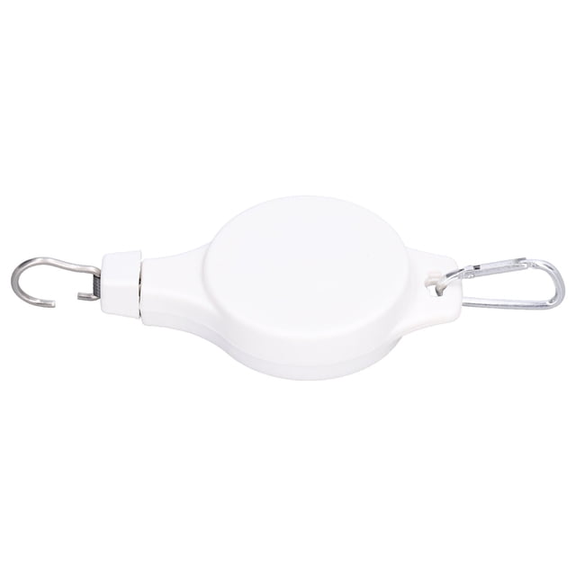 Colgador de gancho para cesta de flores colgante, colgador retráctil para plantas, polea para plantas con gancho para cesta de flores colgante ajustable de ABS, muy recomendado