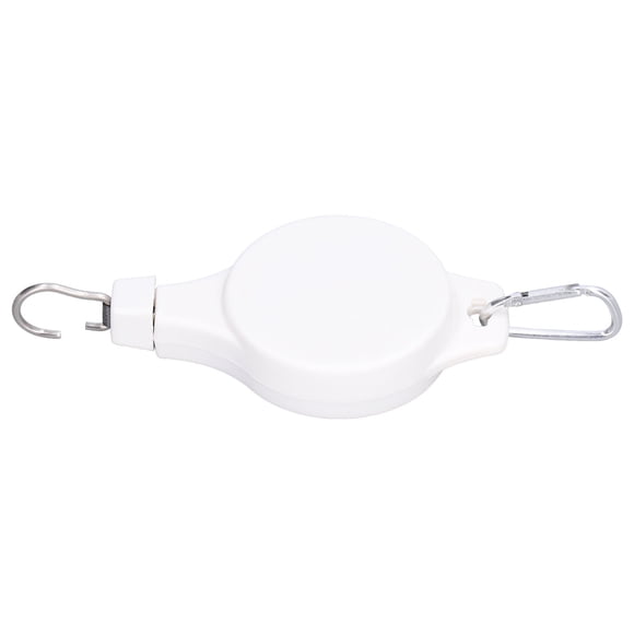 Colgador de gancho para cesta de flores colgante, colgador retráctil para plantas, polea para plantas con gancho para cesta de flores colgante ajustable de ABS, muy recomendado