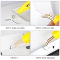 thumbnail image 3 of Universal 100 Pcs/Set Precut 0.6mm-0.8mm Hot Wave Flat  For Plastic Stapler Repair Welder repair tool, 3 of 6
