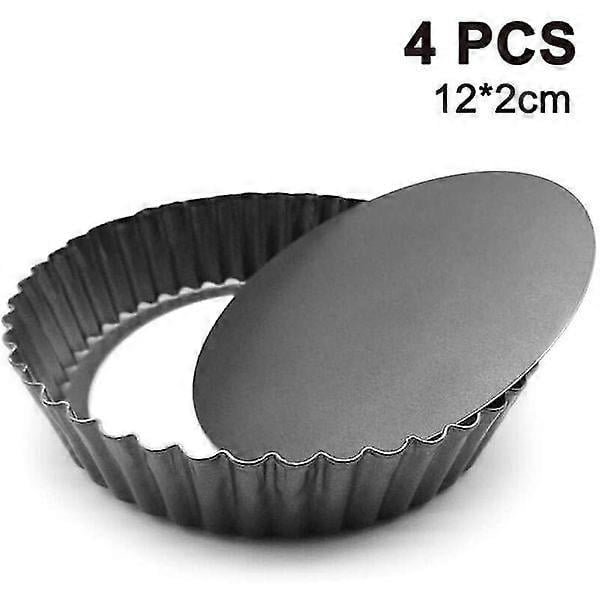 4 pcs Mini Molds Mini Pie, Mini Cupcake Cookie Pudding Mold Muffin Baking Molds