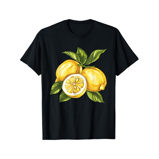 Women Men Vintage Lemon T-Shirt Women Men Tee Top, Men's Comfy T-shirt, Crew Neck, Short Sleeves, Graphic Tee Men's Summer Outdoor Clothes, Men's Clothing, Tops For Men, Casual Sporty Tee