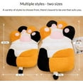 thumbnail image 6 of Adorable Cat Paw Office Chair Cushion with Memory Foam,  Non-Slip Plush Chair Pillow for Gaming with Backrest for Adults and Pets for Room Decor (Black,45 * 80cm/17.7 * 31.5in), 6 of 10