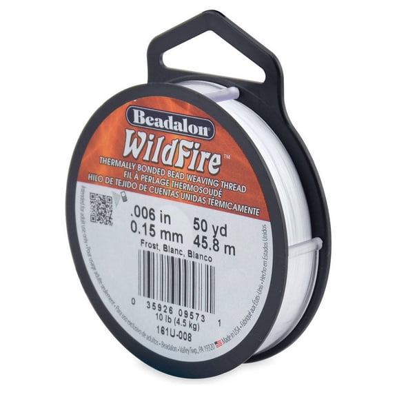 Wild Fire Bead Cord .15mm Frost 50yrds