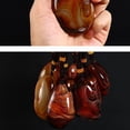thumbnail image 3 of Agate Naturelle de Sardonyx Guérison Méditation Chakra Équilibrage 2 Pcs, 3 of 5