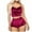 Wine a1, variant on snilers Womens Pajama Sets Fashion Solid Velvet Lounge Set Spaghetti Strap Crop Top and Shorts 2 Piece Outfits Sleepwear Nightwear Valentine's Day Clothes