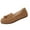 Brown, variant on Black Ladies Loafers Tassel Decor Soft Flat Bottom Slip On Comfortable Flexible Fit For Daily Casual Walking And All Day Outdoor Wear Footwear Size 42