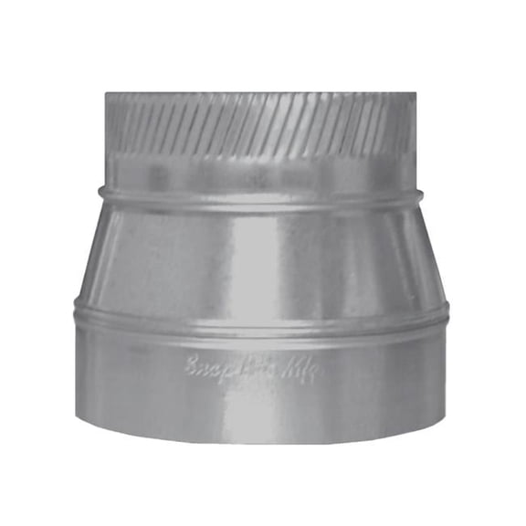 6 x 4 in. 24 Gauge Crimp Tapered Short Reducer