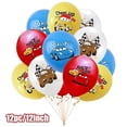 thumbnail image 5 of Nuevos globos de cumpleaños de Disney Cars, decoración de fiesta de dibujos animados de Lightning Mcqueen, servilletas de papel, platos, vasos, suministros para baby shower para niños, 5 of 5