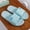 Blue, variant on Womens Orange Cute 3D Fish Pattern PVC Slide Sandals Non-Slip Pool Slides Beach Shoes Quick Dry Drainage Slippers Open Toe Shower Sandals Jelly Slides for Women Size 6.5