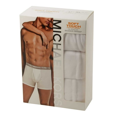 Michael Kors Mens Soft Touch 3 Pack Boxer Brief in