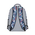thumbnail image 3 of Baseballs and Numbers Blue Pattern Backpack for School, Cute School Bag with Adjustable Shoulder Straps and Padded Back, 15.3"x11"x6.7", 3 of 5