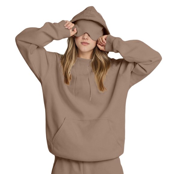 Women's Casual Hooded Pullover Featuring Eye For Comfort In Travel And Everyday Wear Soft Cozy Sweatshirt
