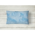 thumbnail image 2 of Carolines Treasures BB7531PW1216 Beach Watercolor Waves Canvas Fabric Decorative Pillow  12H x16W multicolor, 2 of 3
