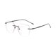 thumbnail image 1 of Gafas para ojos, gafas elegantes, informales, sin montura, para festivales, fiestas, vacaciones, ocio Negro, 1 of 7