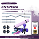thumbnail image 4 of Set  de 10 discos morados de 5 libras cada uno, peso total 50 libras, 4 of 4