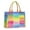 Colorful Watercolor Stripe, variant on Large Capacity Tote Bag,Colorful Tie Dye Pattern Handbag Fashion Luxury Tote Bag,15.7"x13"x 5.1" Inches,Laptop Compatible