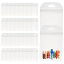 LEORX 300 Pcs Small Resealable Bags Transparent Eva Medicine Storage Daily Use