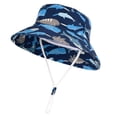thumbnail image 3 of Mitankcoo Toddler Kids Sun Hats Cute Print UV Protection Bucket Hat for Beach Vacation & Outing Hiking, 3 of 6