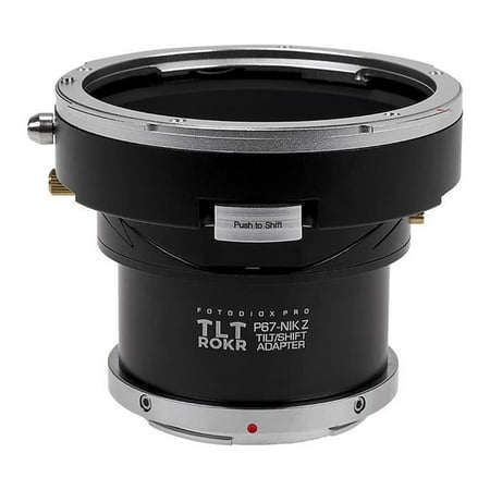 Fotodiox P67-NikZ-TLTROKR Tilt & Shift Lens Mount Adapter for Nikon Mirrorless Camera Body