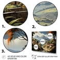 thumbnail image 3 of Designart "Sunlit Mountains of the Dominican" Landscapes Floater Framed Canvas Wall Art, 3 of 7