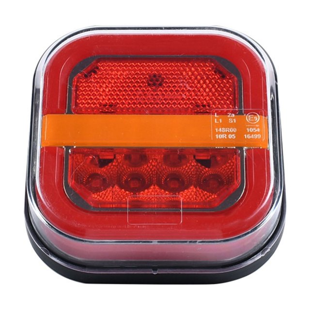 JilgTeok 3 Packs Led Truck Trailer Lights Square Guide Burger Light Truck Edges Light for Boat Jeep SUV RV Vans Flatbed Mid-Turn Signal Reflective Marker Lights Clearance