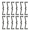 thumbnail image 1 of OULII 200pcs Pegboard Hook Fixer Plastic for Preventing Sliding or Falling in Workshop Use, 1 of 6