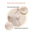 thumbnail image 6 of SYNPOS Women Seamless Nursing Bra, 3D Stereo Massage Promotes Breastmilk Production, with Extension Clasp and Laundry Bag, 6 of 9