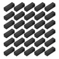 thumbnail image 1 of 30 Pcs 20mm Silicone Retainer Buckle Holder Watchbands Retaining Replacement Watch Strap Clasp Locker (Black), 1 of 6