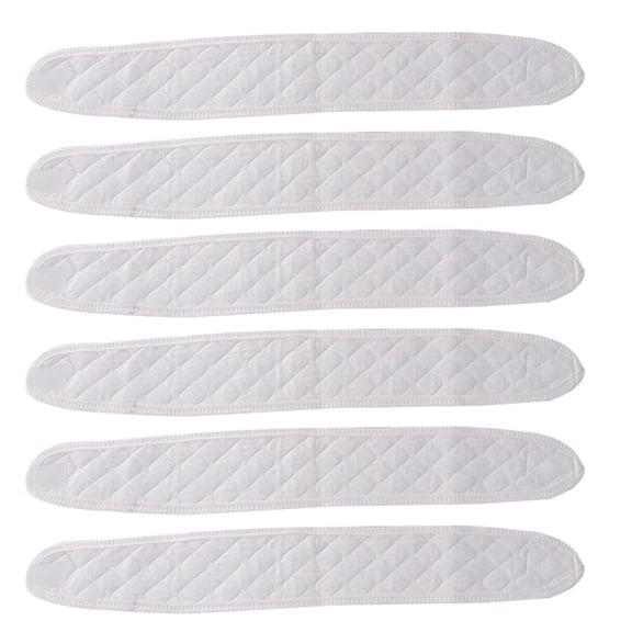 Artibetter Navel Protection Belt 6pcs Baby Belly Button Band Umbilical Hernia Belt Baby Belly Band Adjustable Baby Umbilical Cord for Children Kids Support (White) Infant Abdominal Binder