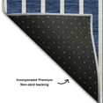thumbnail image 5 of Addison Rugs Mayfield Premium Machine Washable Transitional Stripes Navy Rectangle Rug, 9' x 12', 5 of 6
