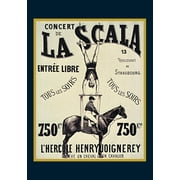 Bnf Affiches: Carnet lign Affiche La Scala L'Hercule"" (Paperback)