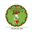 thumbnail image 3 of Mini Grinch Ornaments Grinch Ornaments Grinch Christmas Decorations Christmas Tree Skirt, Red & Green Merry Christmas Tree Skirt Collar, Soft Xmas Holiday Decoration, 3 of 3