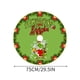 thumbnail image 3 of Mini Grinch Ornaments Grinch Ornaments Grinch Christmas Decorations Christmas Tree Skirt, Red & Green Merry Christmas Tree Skirt Collar, Soft Xmas Holiday Decoration, 3 of 3